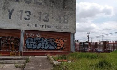 VENTA/RENTA DE BODEGA EN LA COLONIA INDEPENDENCIA EN TOLUCA