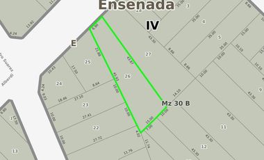 Terreno en venta - 453mts2 - Ensenada