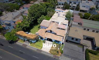BAJÓ DE PRECIO! CASA/TERRENO VENTA 1,253 M2 RDM 7 PISOS  FRENTE DE 29.5 MTS S.I.