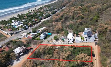 Terreno en Playa Troncones Guerrero.