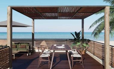 Preventa de casa moderna a 150m del mar en Chuburná Puerto
