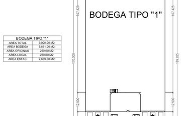 Venta de Terreno o Bodega San Nicolas  3,000m2 LA FE