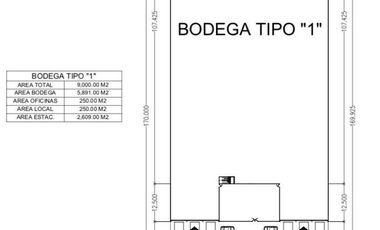 Venta de Terreno o Bodega Guadalupe   3,000m2 LA FE