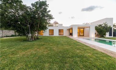 Casa Equipada de 1 piso en venta en Merida en privada Dzidzil Ha