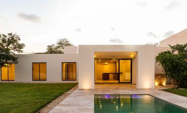 Casa Equipada de 1 piso en venta en Merida en privada Dzidzil Ha