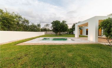 Casa Equipada de 1 piso en venta en Merida en privada Dzidzil Ha