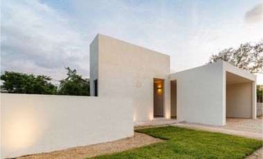 Casa Equipada de 1 piso en venta en Merida en privada Dzidzil Ha