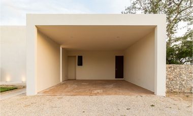 Casa Equipada de 1 piso en venta en Merida en privada Dzidzil Ha