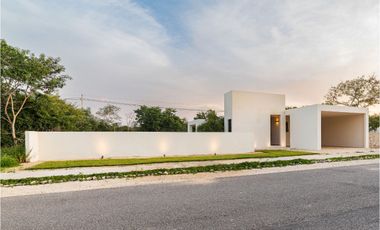 Casa Equipada de 1 piso en venta en Merida en privada Dzidzil Ha