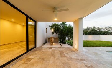 Casa Equipada de 1 piso en venta en Merida en privada Dzidzil Ha