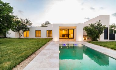 Casa Equipada de 1 piso en venta en Merida en privada Dzidzil Ha