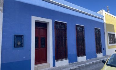 Casa colonial en renta en Campeche Centro