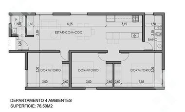 En venta, Departamento de 2 Dormitorios en Pozo, Canales de Plottier.
