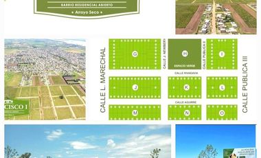 Terrenos en Arroyo Seco cerca del centro- Mejores ubicaciones - Financiación