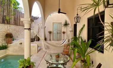 Casa Colonia en venta en Campeche en barrio de San Roman