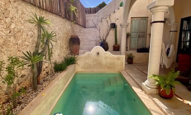 Casa Colonia en venta en Campeche en barrio de San Roman