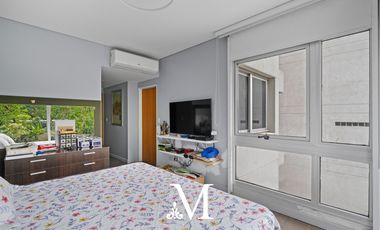 Piso en torre Bajo Belgrano, balcón, terraza, parrilla, amenities, seguridad 24hs, 2 cocheras