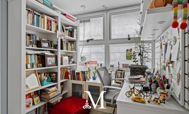Piso en torre Bajo Belgrano, balcón, terraza, parrilla, amenities, seguridad 24hs, 2 cocheras