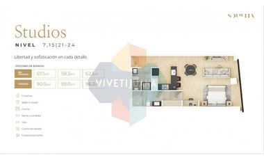 Venta Departamento Tipo Estudio Sophia