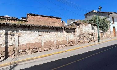 Terreno en Cusco a 500 metros de la Plaza Mayor y Catedral