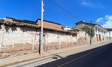 Terreno en Cusco a 500 metros de la Plaza Mayor y Catedral
