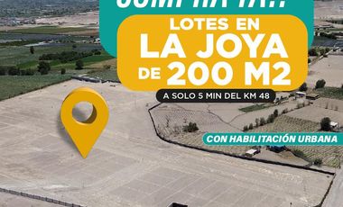 Terreno en La Joya a 1 min de la Panamericana Sur