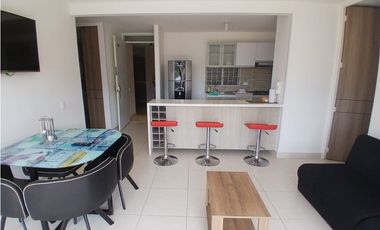 APARTAMENTO AMOBLADO EN ARRIENDO LAS PALMAS MANACA. RICAURTE, CUND.