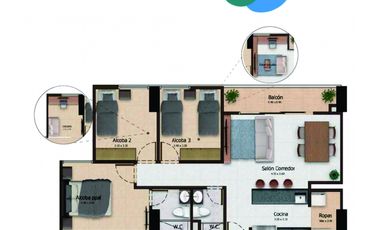 Venta Apartamento, BAMBUCO, Marinilla