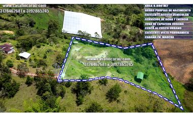 lote con cabaña en madera  semiurbano con area 8880 m2 en marinila