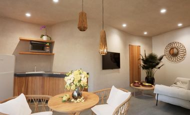 Departamento de 1 recamara con Alberca privada en Tulum