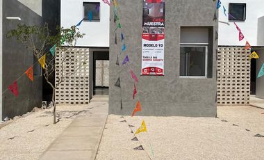 CASA EN VENTA MERIDA, KANASIN, MODELO 96, ENTREGA INMEDIATA.