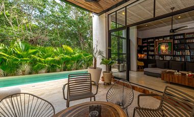 Impresionante Villa cerca del mar en Venta , residencial Selvamar Playa del Carmen