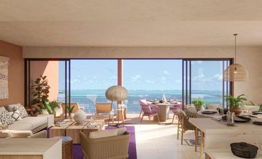 Penthouse | Beach Front | Vista al MAR | Beach Club|375m2|Costa Mujeres|Preventa
