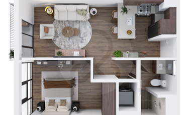 Departamento en renta en Ampliación Granada