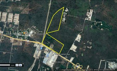 Venta Terreno de 90 Hectáreas Todo o Por Partes, Tren Maya, Teya, Mérida Yucatan