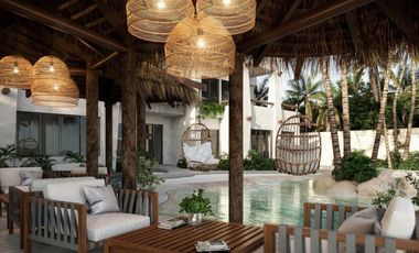 DEPARTAMENTO EN VENTA EN COZUMEL DE 1 HABITACION CON ACCESO PRIVADO AL MAR