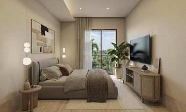 DEPARTAMENTO EN VENTA EN CANCUN DE 3 HABITACIONES CON ALBERCA Y PET´S PARK