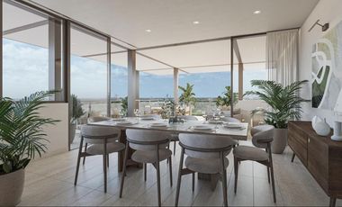 DEPARTAMENTO EN VENTA EN CANCUN DE 3 HABITACIONES CON ALBERCA Y PET´S PARK