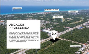 LOCAL COMERCIAL Y OFICINA EN VENTA PLAYA DEL CARMEN  BUSINESS CENTER