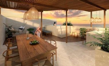 Estudio beachfront amueblado en el malecón con vista al mar