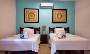 VENTA HOTEL EN TULUM A PIE DE PLAYA CON 16 HABITACIONES Y PENTHOUSE