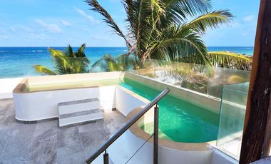 VENTA HOTEL EN TULUM A PIE DE PLAYA CON 16 HABITACIONES Y PENTHOUSE