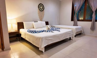 VENTA HOTEL EN TULUM A PIE DE PLAYA CON 16 HABITACIONES Y PENTHOUSE