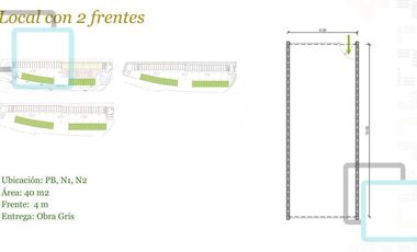 LOCALES COMERCIALES EN VENTA PLAZA LOS OLIVOS ZONA CARRETERA NACIONAL SANTIAGO