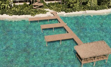 Lujoso departamento a pie de playa de 3 habitaciones y 3 baños en Mahahual