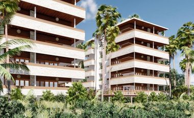 Lujoso departamento a pie de playa de 3 habitaciones y 3 baños en Mahahual