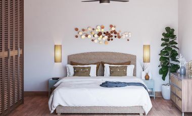 Lujoso departamento a pie de playa de 3 habitaciones y 3 baños en Mahahual