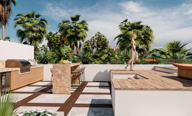 Lujoso departamento a pie de playa de 3 habitaciones y 3 baños en Mahahual