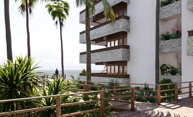 Lujoso departamento a pie de playa de 3 habitaciones y 3 baños en Mahahual