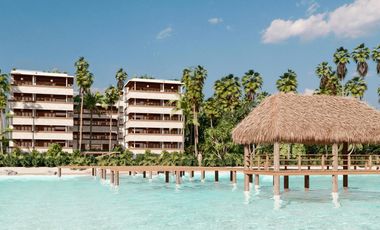 Lujoso departamento a pie de playa de 3 habitaciones y 3 baños en Mahahual